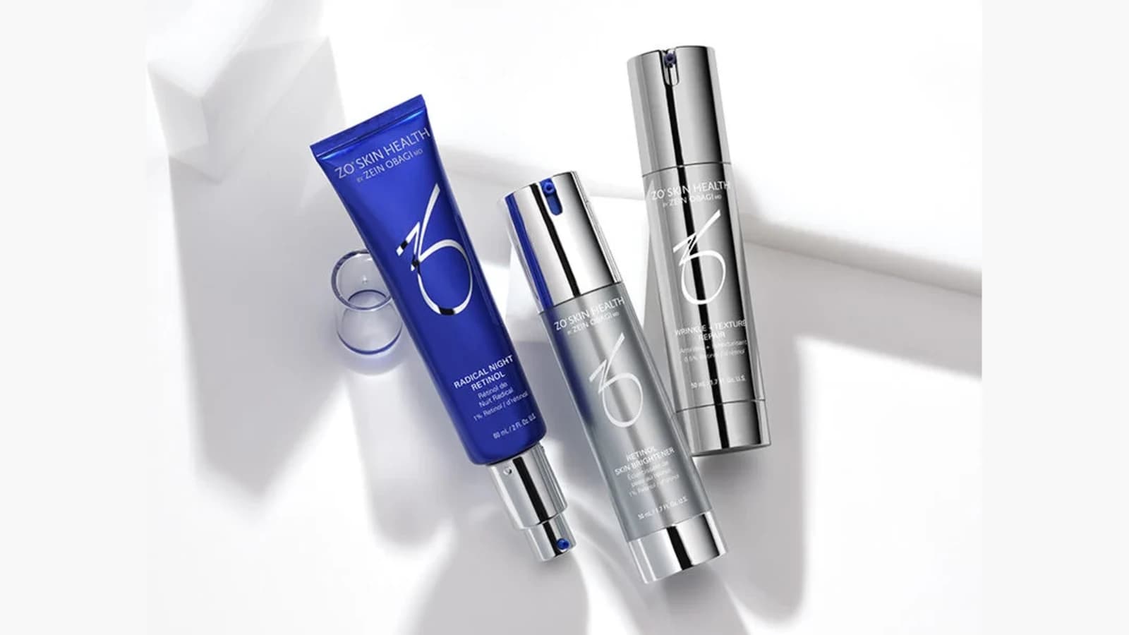 ZO Skin Health retinol and skincare products