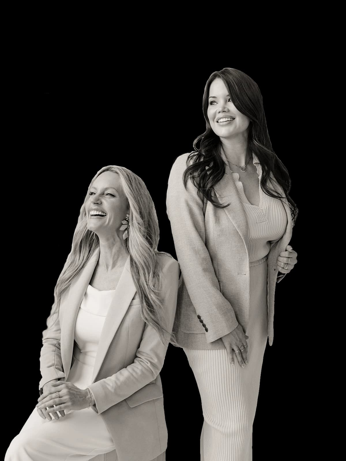 Brittany Perez and Katie Reber, owners of MĒLA Medical Spa